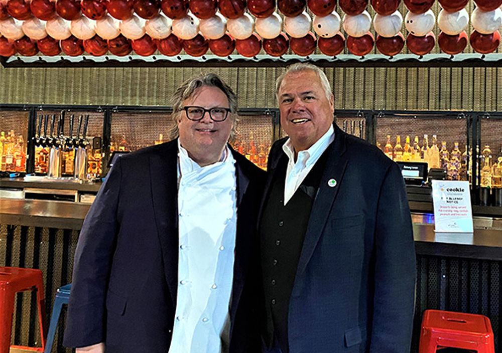 Chef Burke and Steve Bidgood