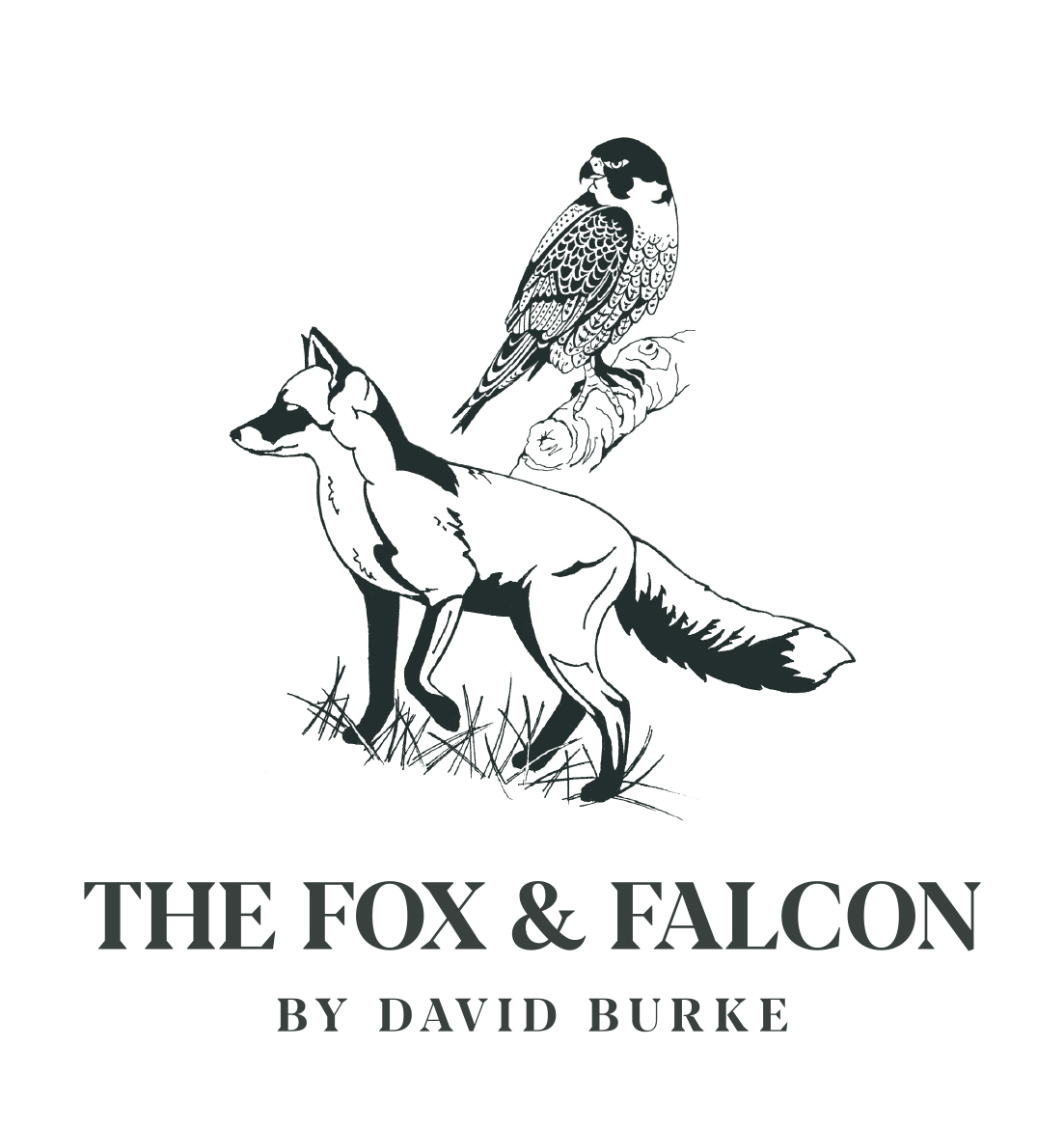 The Fox and Falcon by David Burke Logo