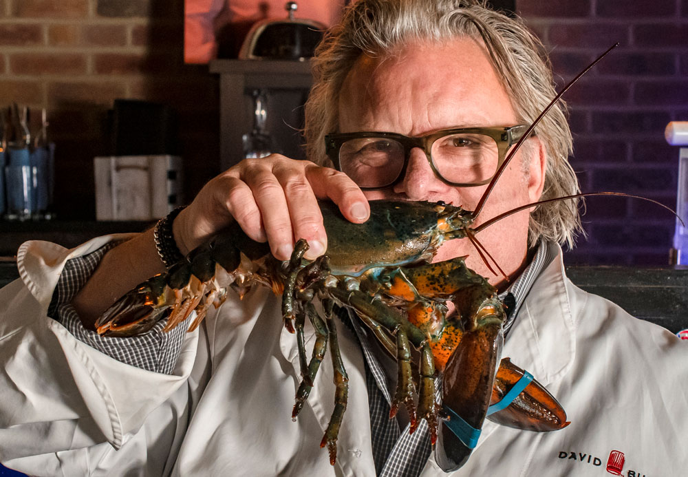 Chef Burke with Lobster