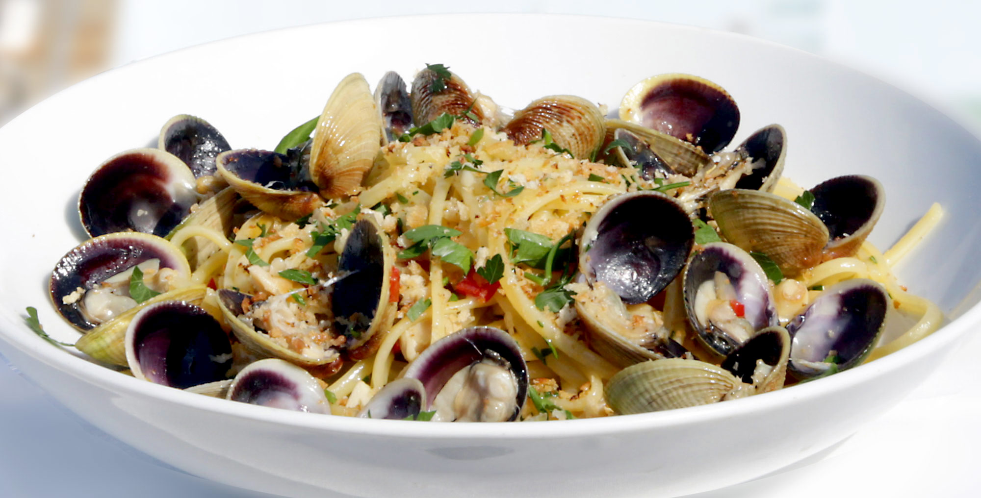 Clams and Pasta at DRIFTHOUSE by David Burke