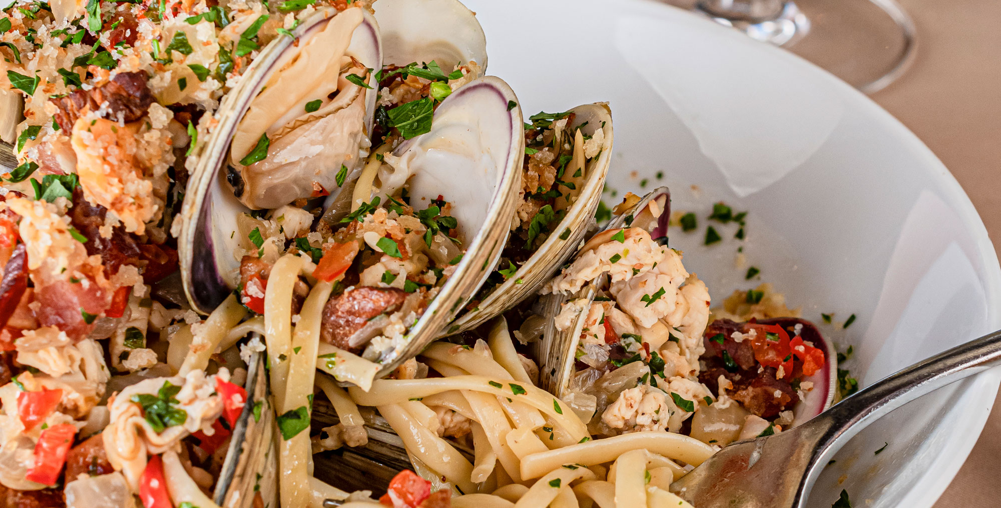 Drifthouseby DB Clams and Pasta Dish